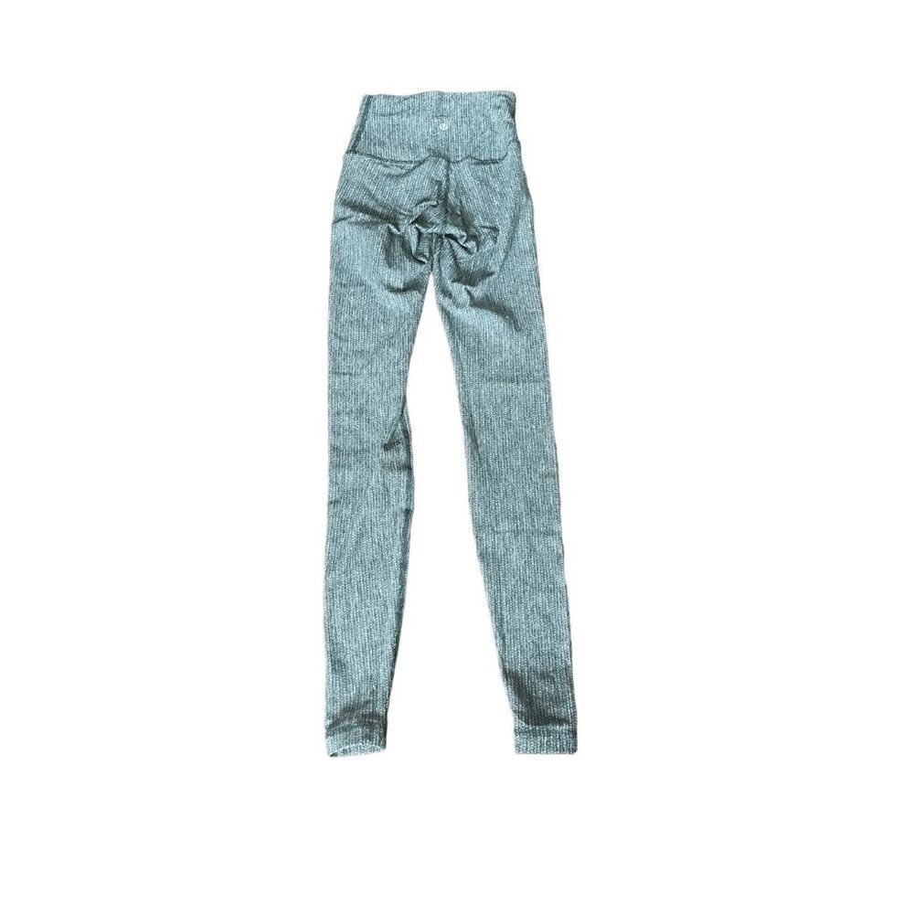 Lululemon Wunder Under Pant (Roll Down) Coco Pique Fuel Green Size 2 - Picture 5 of 9